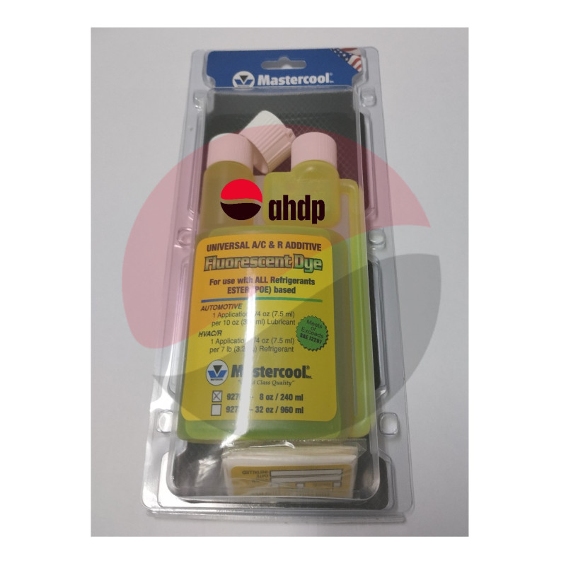 FLUORESCENT DYE A/C REFRIGERANT 8 OZ (240ML)