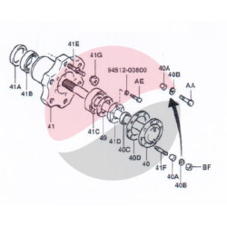 BOLT WHEEL TOYOTA