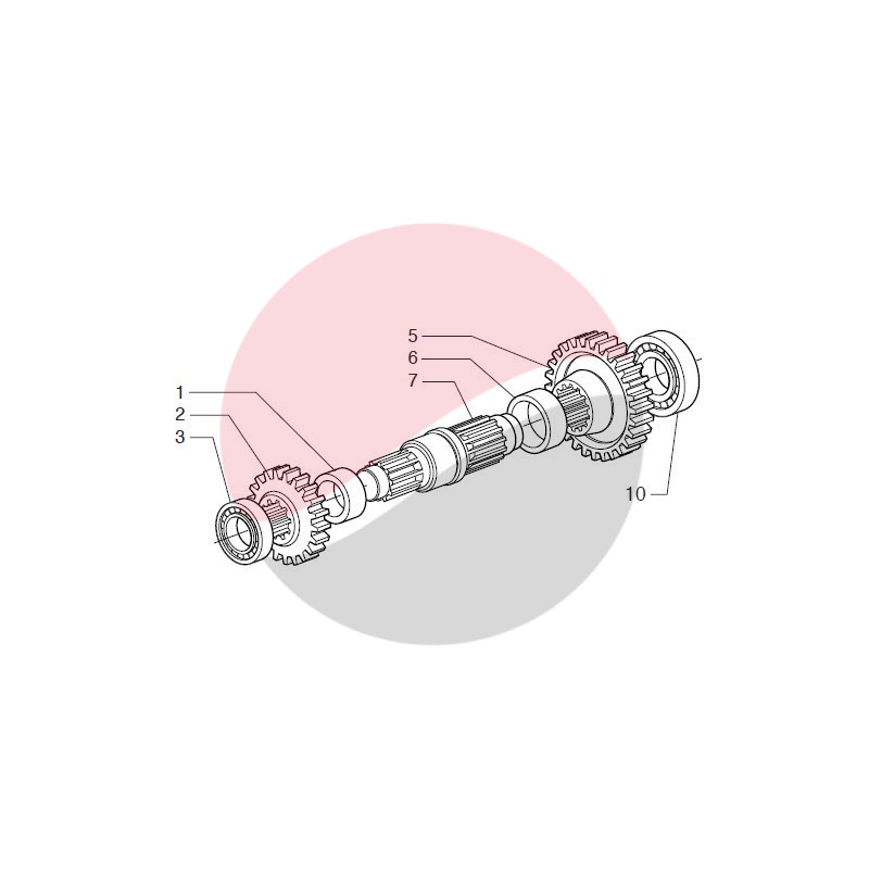SPACER TRANSMISSION PST2 GRAZIANO