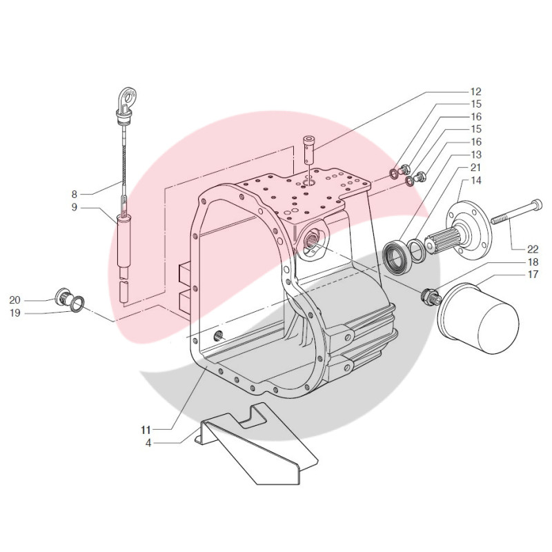 SPACER TRANSMISSION PST2 GRAZIANO