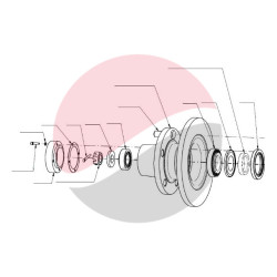 BRAKE HUB & ROTOR ASSY...