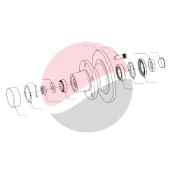 BRAKE HUB & ROTOR ASSY...