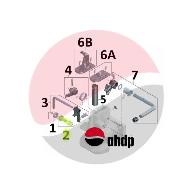SAFETY PIN TOWING HITCH SCHOPF