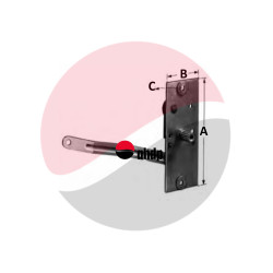 REMOTE DOOR CONTROL LH COBUS