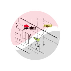DOOR STOP M10 W/NUT COBUS