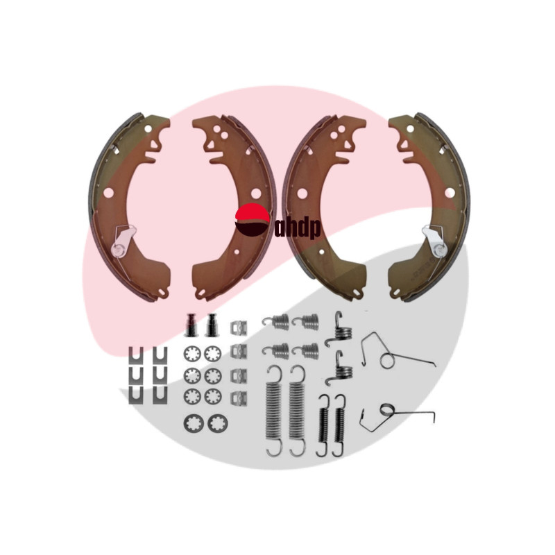 BRAKE SHOE SET W/SPRINGS KIT CHARLATTE